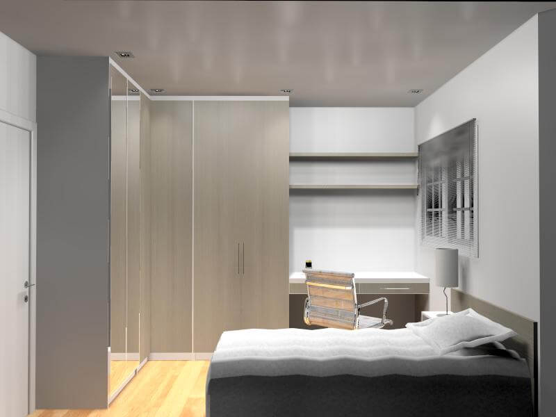 Quarto menina vista 1